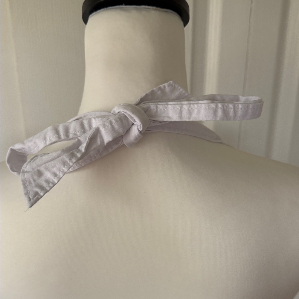 White Halter Sun Dress - Women's White Dress - Picture 3 of 8